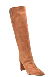 ninalilou Boots Color: Brown Material: chamois : 100%